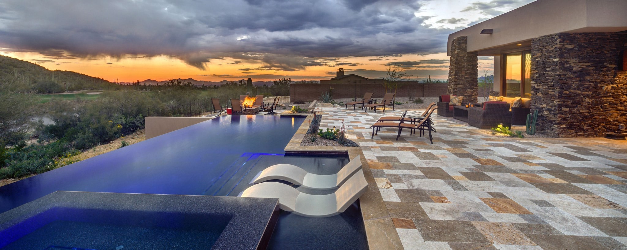 Pool Next to Dove Mountain Home